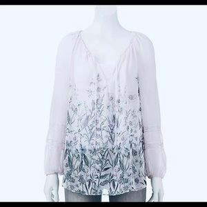 Lauren Conrad Floral Boho Top